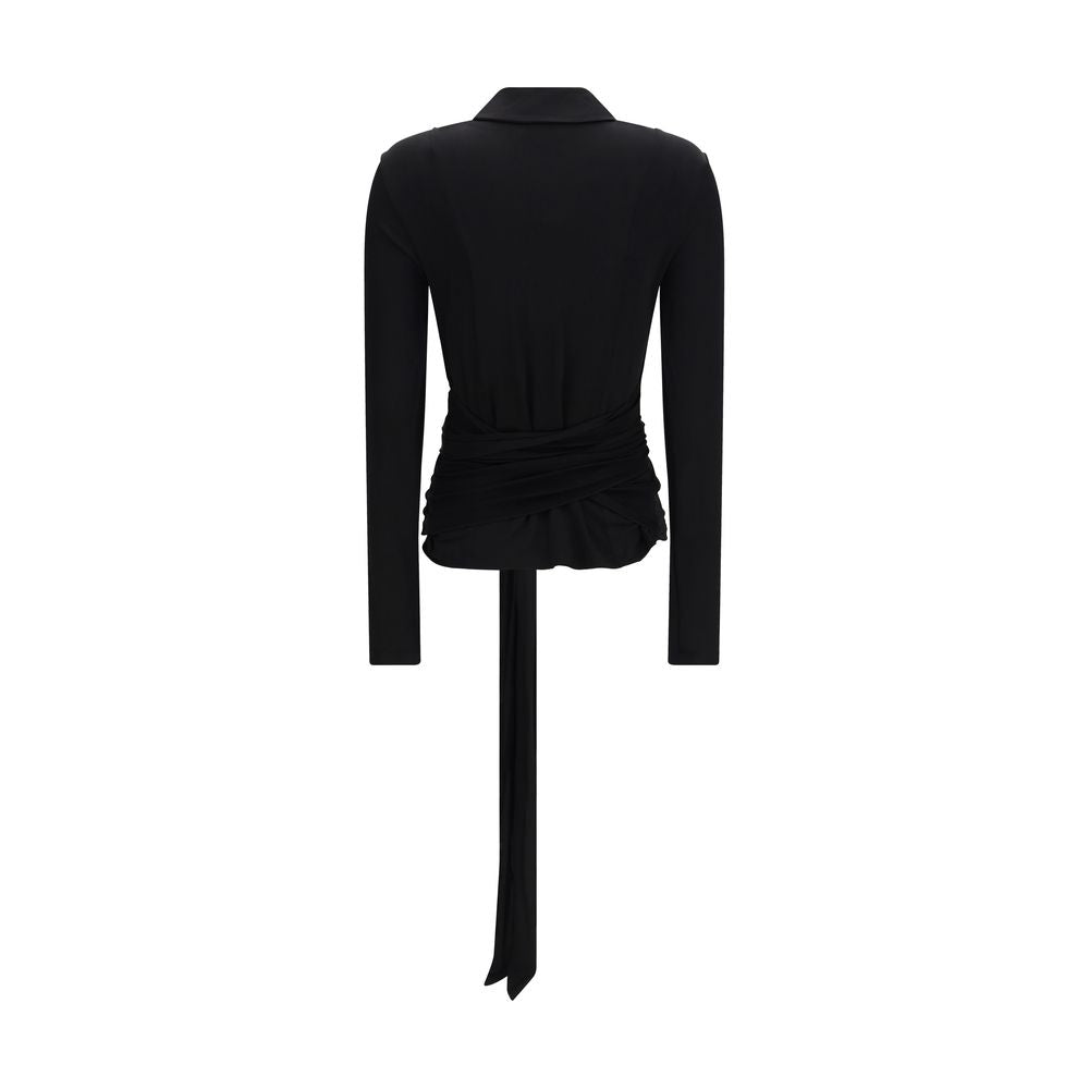 Black Recycled Polyester Shirt