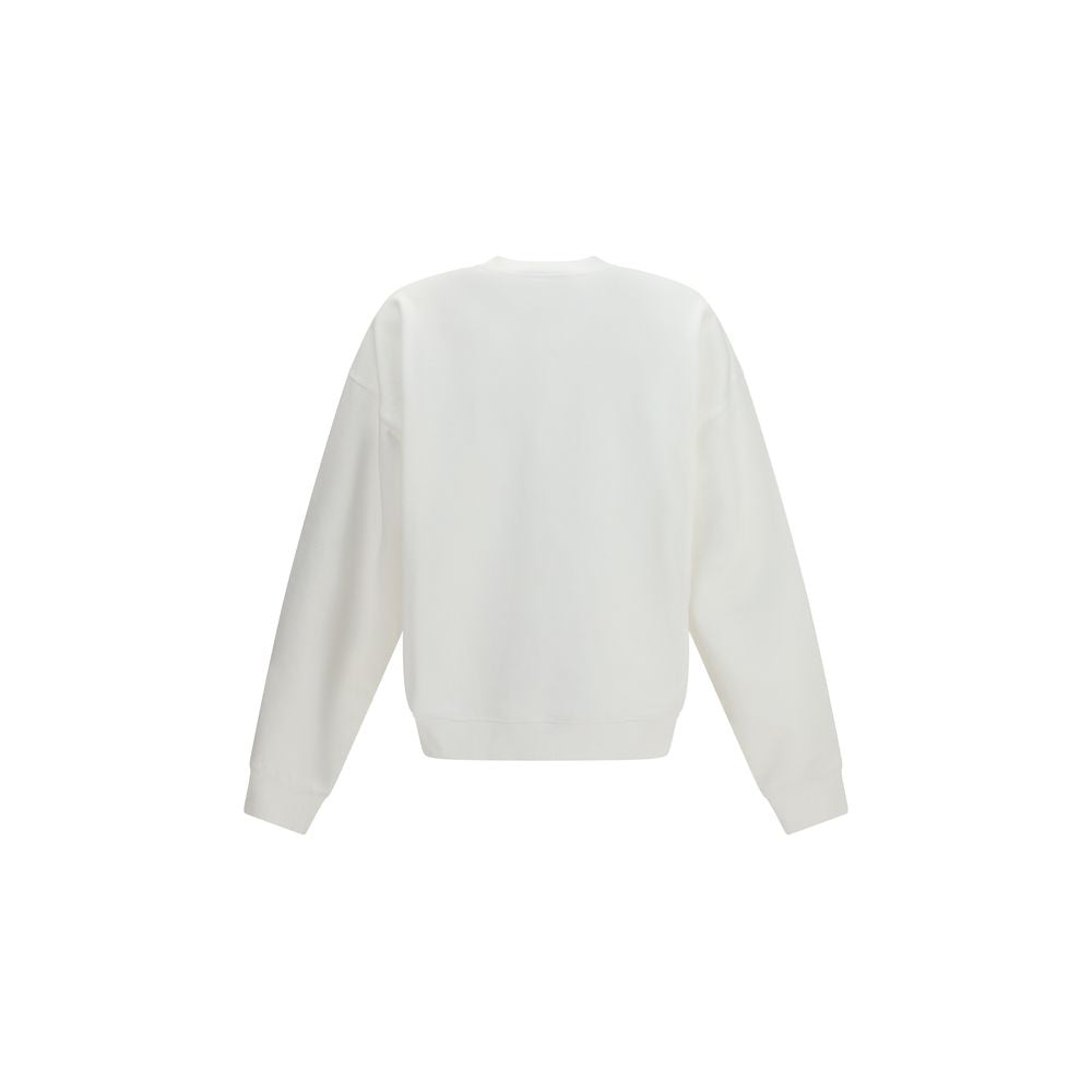 White Cotton Sweatshirt