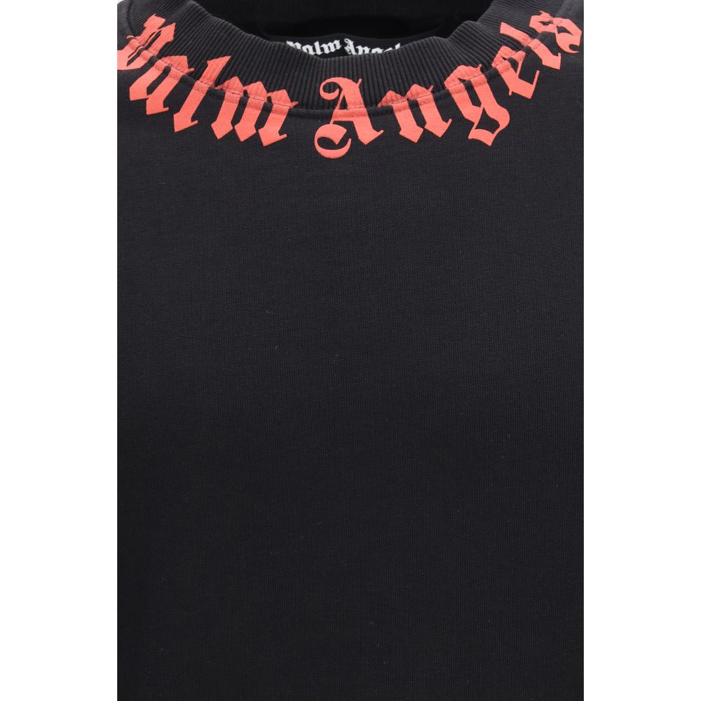 Black Cotton Sweatshirt