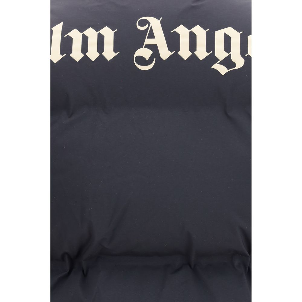 Black Polyamide Sleveless Jacket