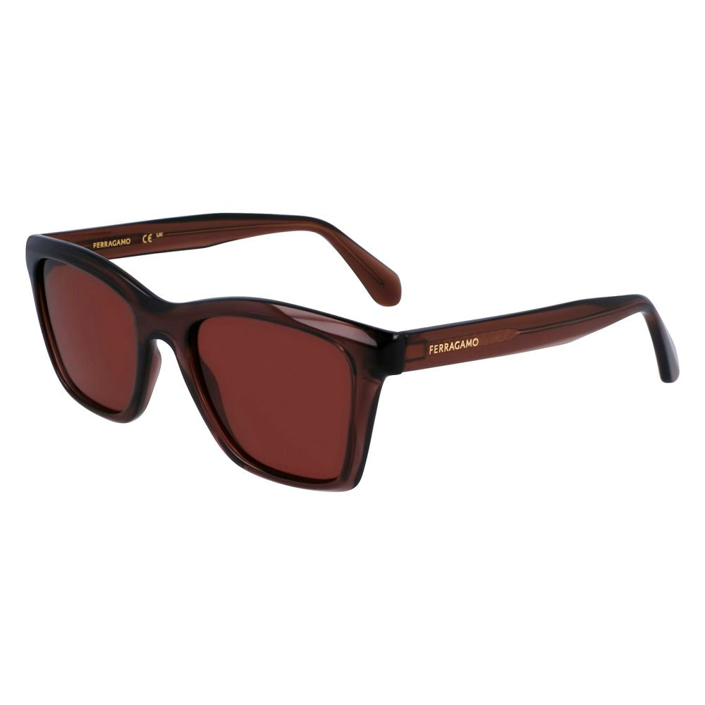 Brown Injected Sunglasses