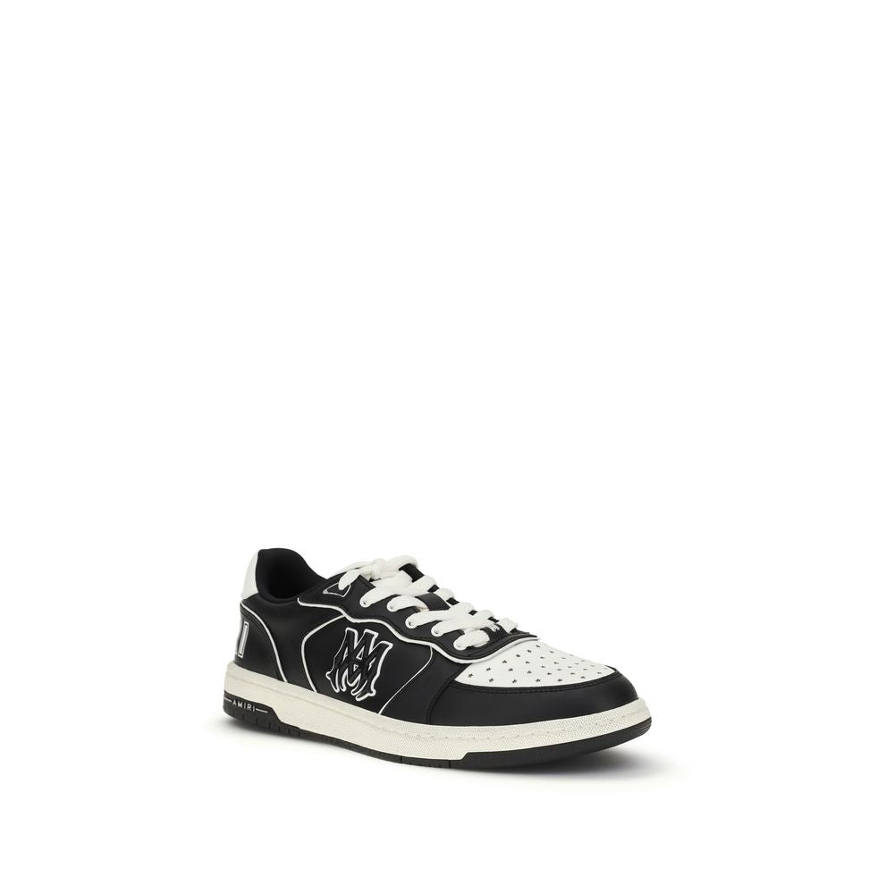 Black Calf Leather Bos Taurus Low Top Sneakers