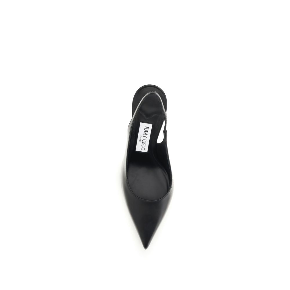 Black Calf Leather Bos Taurus Platform Pumps