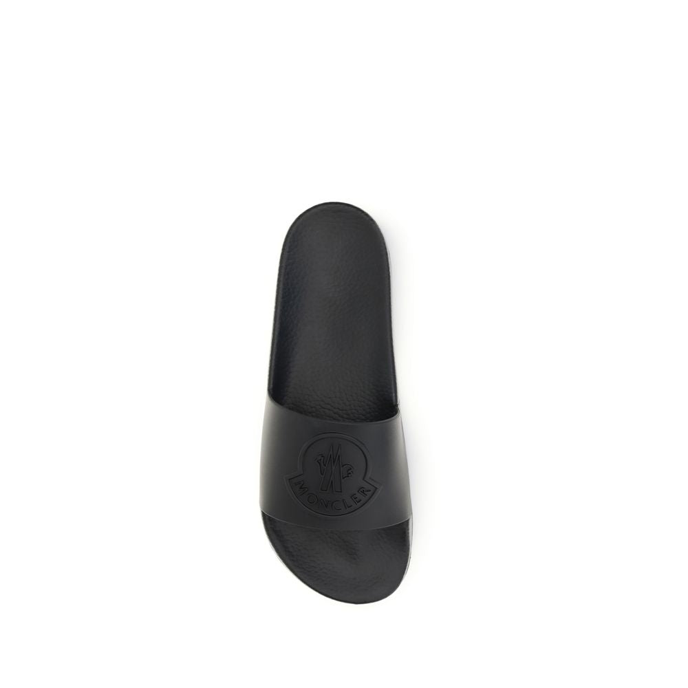 Black Rubber Slippers