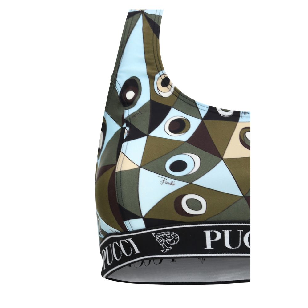 Bicolor Polyamide Sport Bra