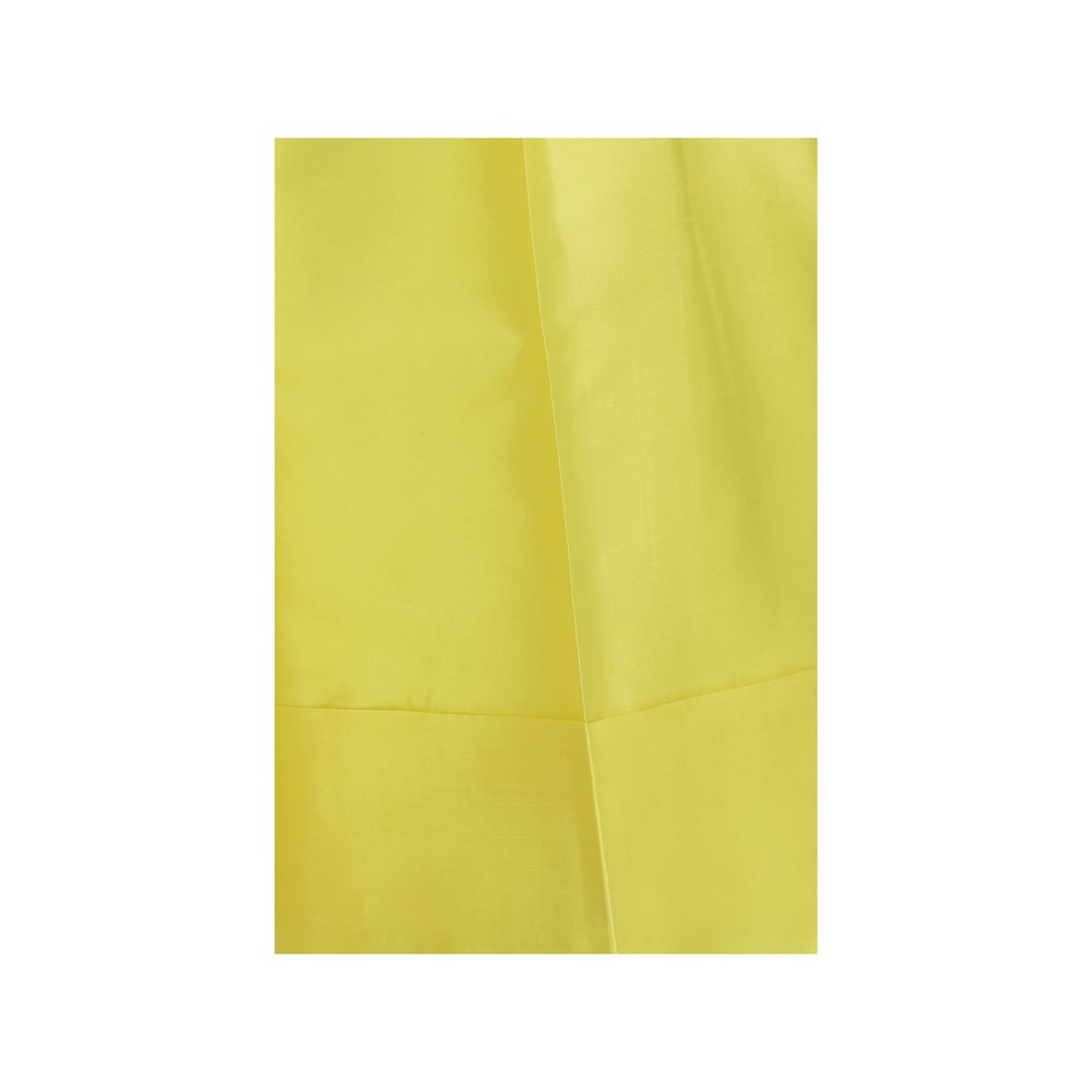 Bicolor Silk Bermuda Shorts