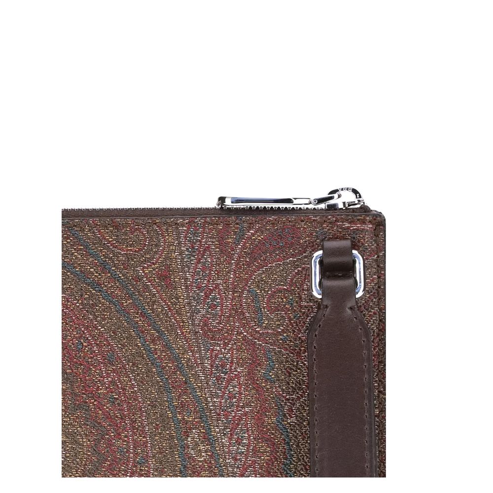 Multicolor Cotton Clutch Bag