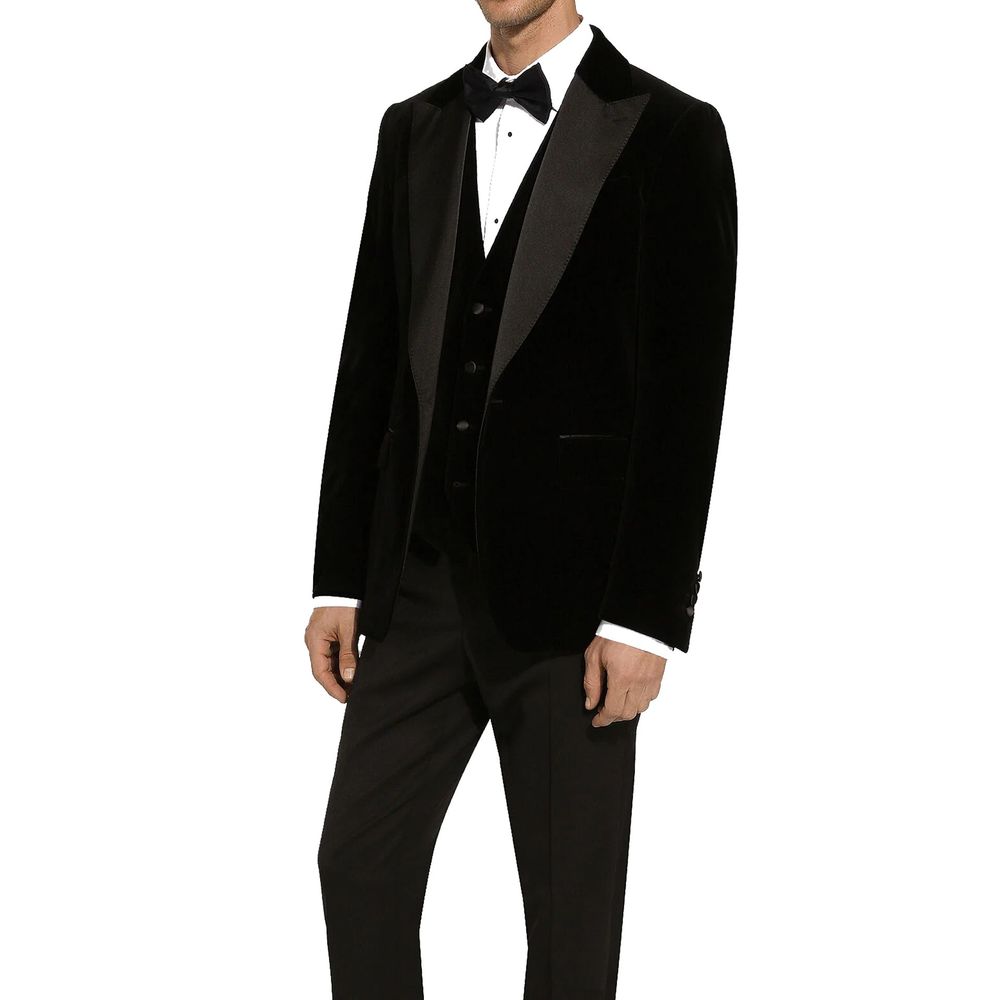 Black Cotton Tuxedo