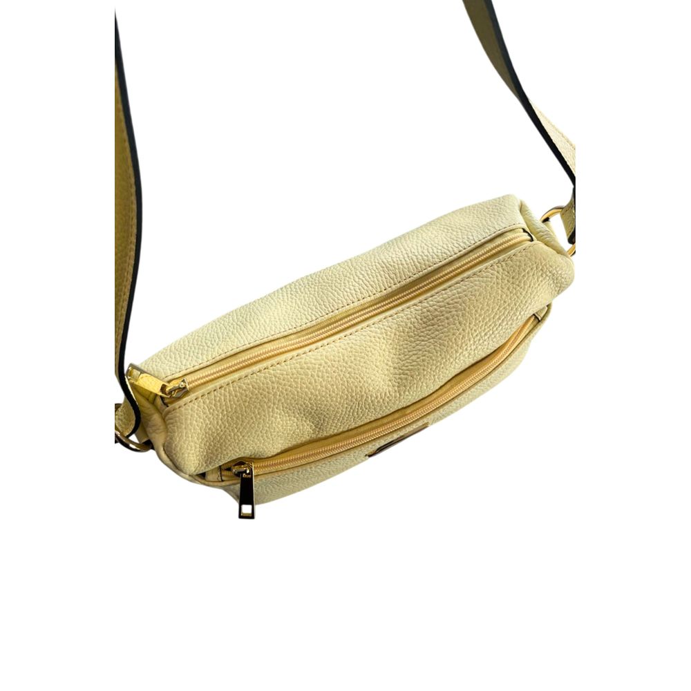 Bicolor Cowhide Crossbody Bag