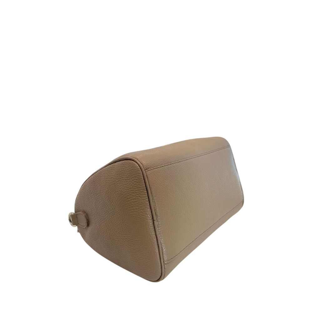 Brown Cowhide Shoulder Bag