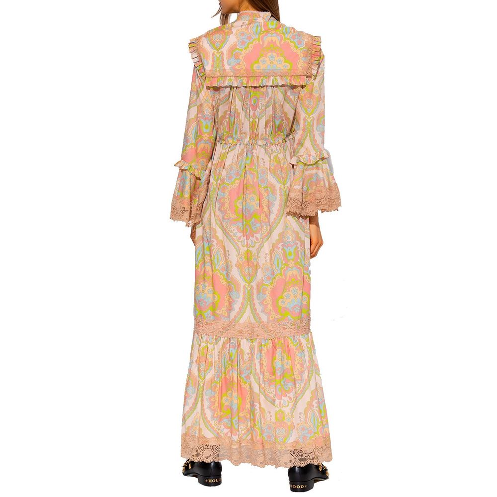 Multicolor Cotton Casual Dress