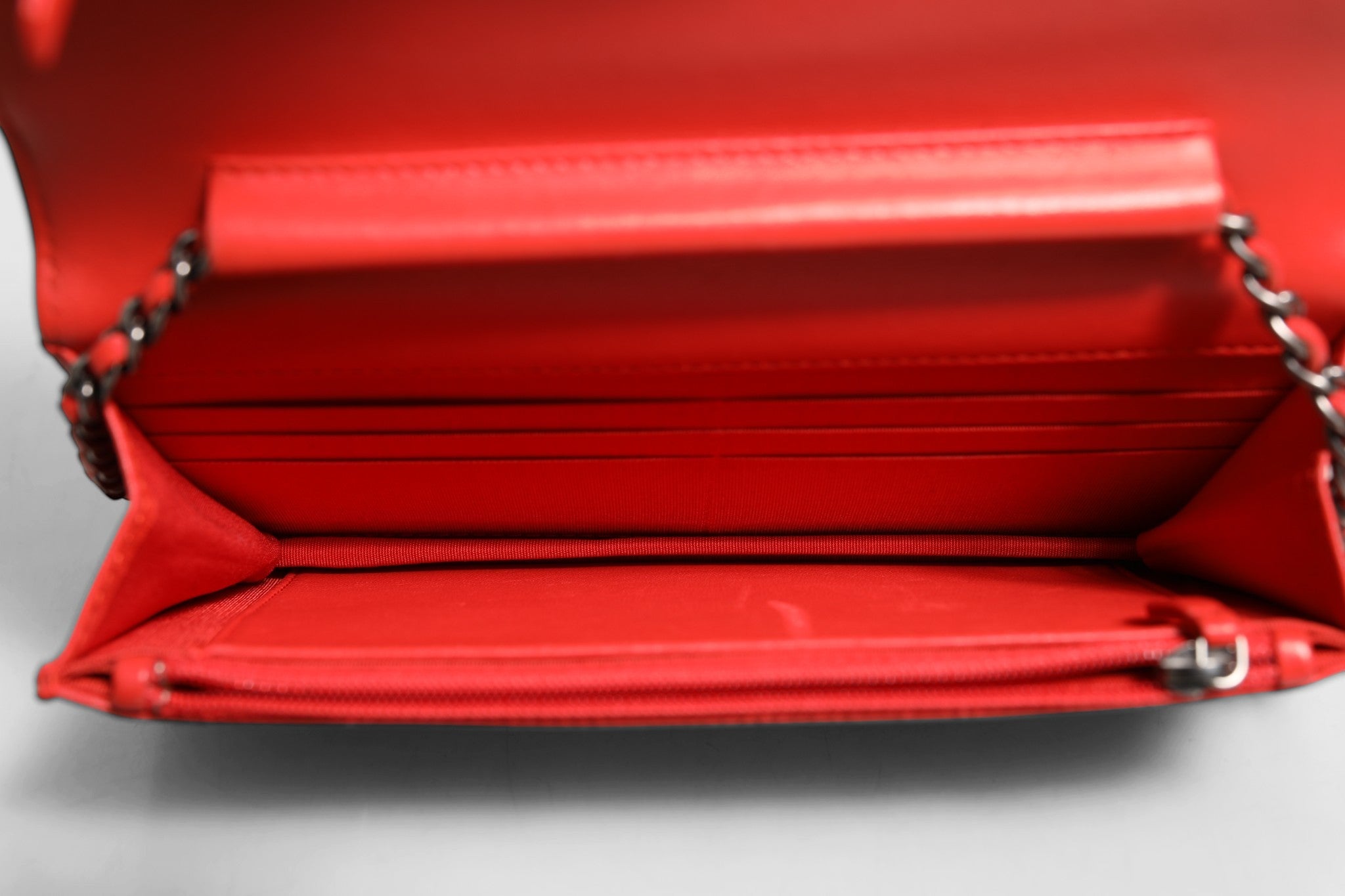 Chanel Boy Wallet on Chain Red Lambskin