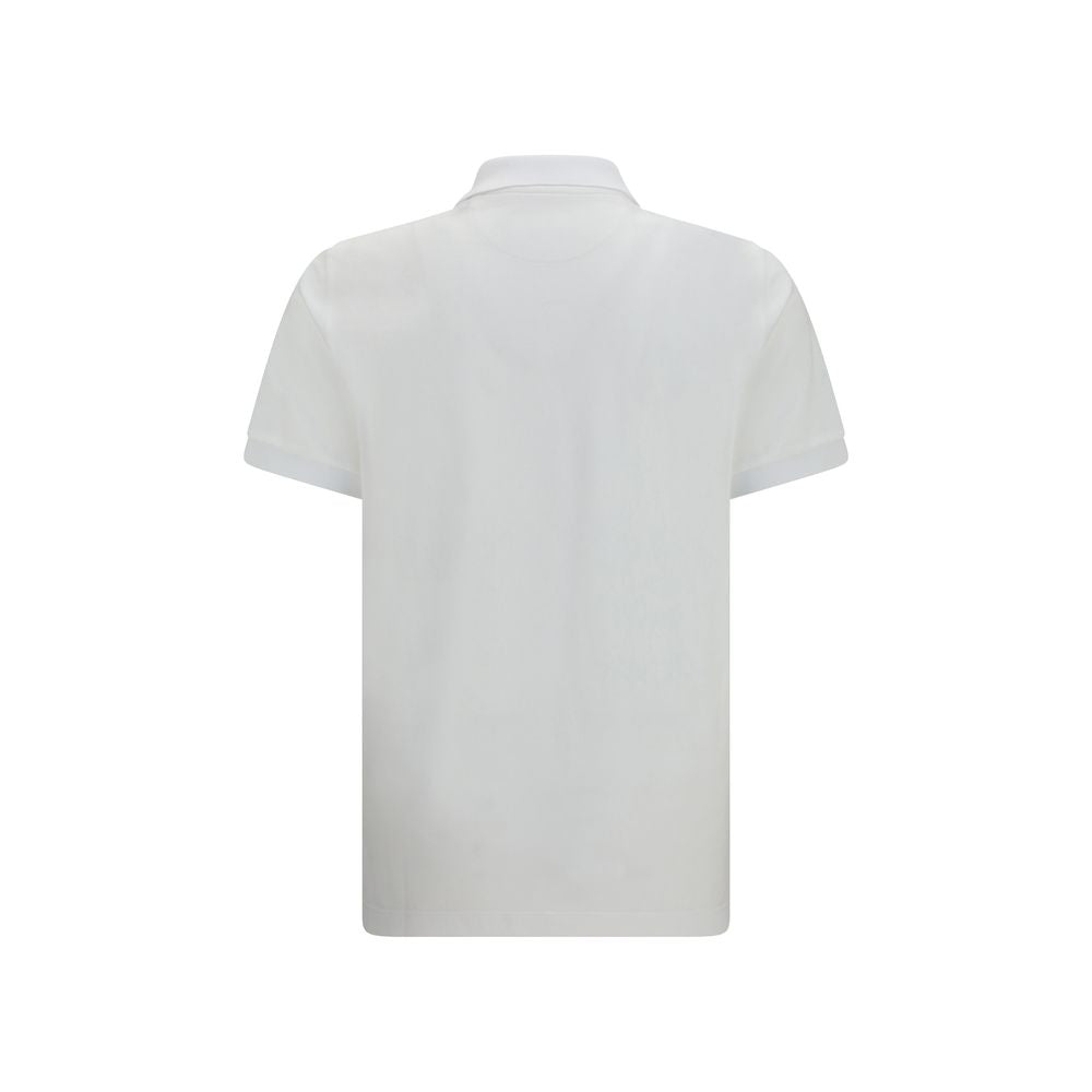 White Cotton Polo Shirt