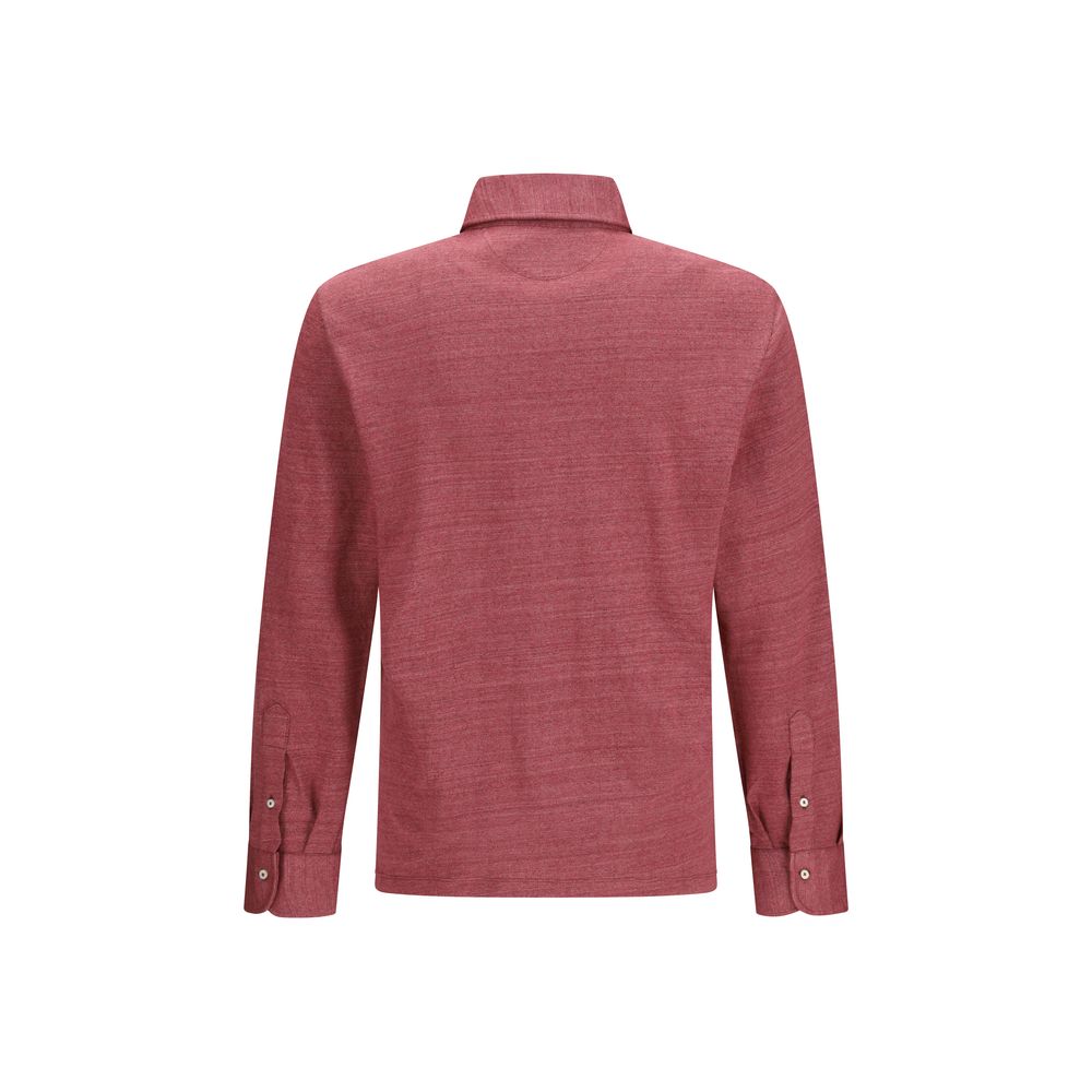 Multicolor Linen Polo Shirt