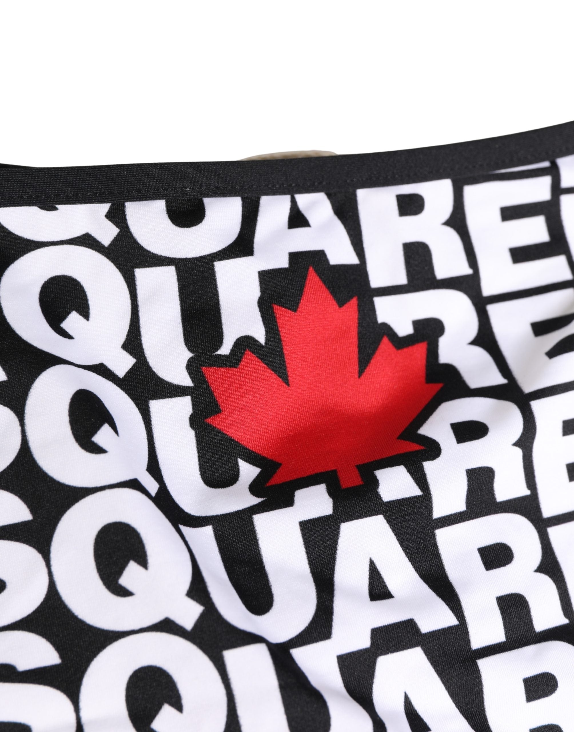 Multicolor Nylon Logo Print Bikini Bottom Swimwear