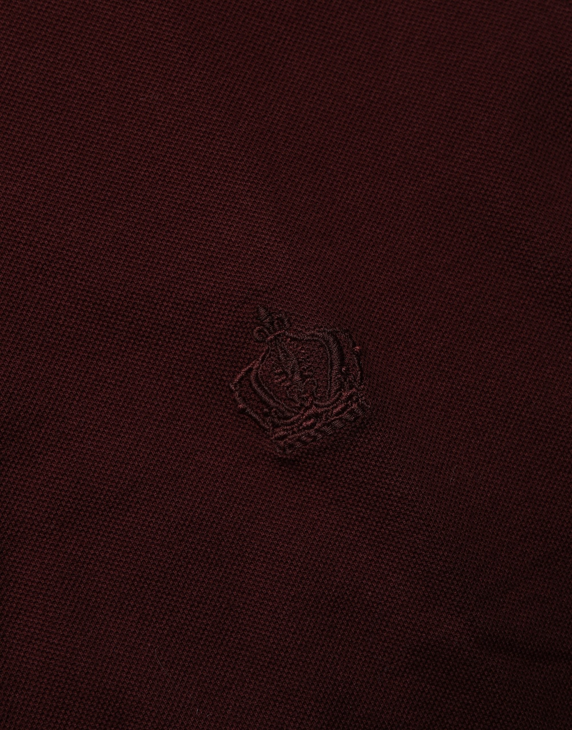 Maroon Collared Short Sleeves Polo T-shirt