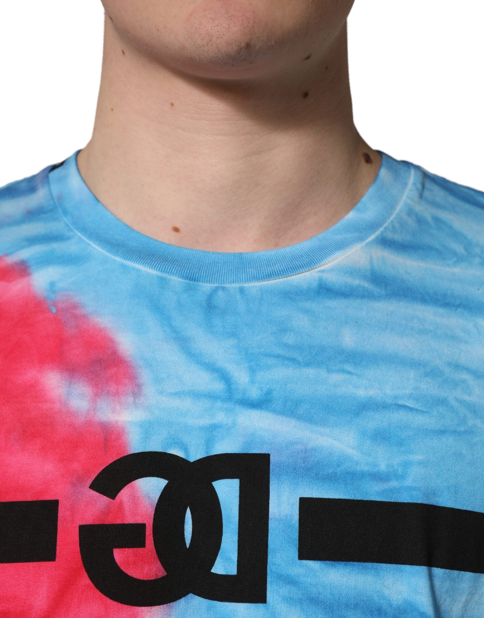 Multicolor Tie Dye Cotton Sleeveless T-shirt