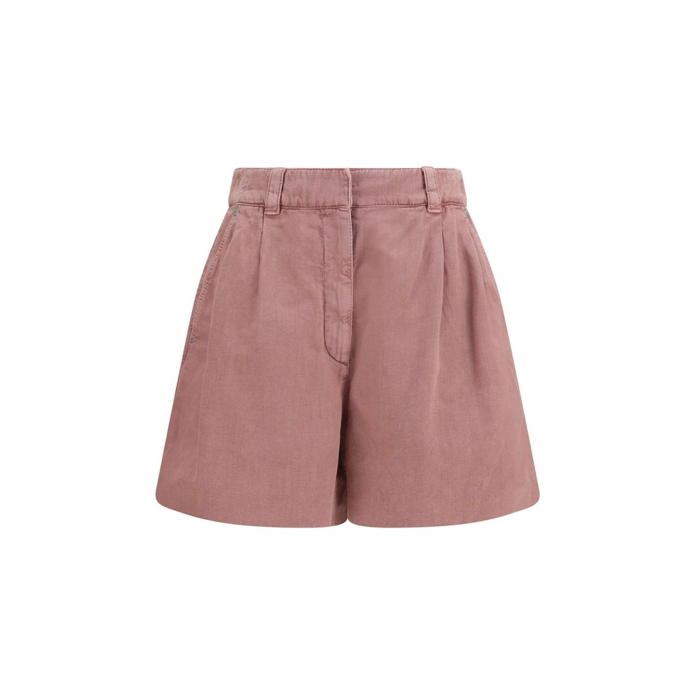 Multicolor Cotton Bermuda Shorts