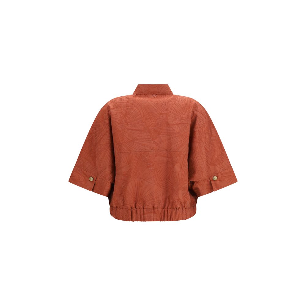 Orange Cotton Coat