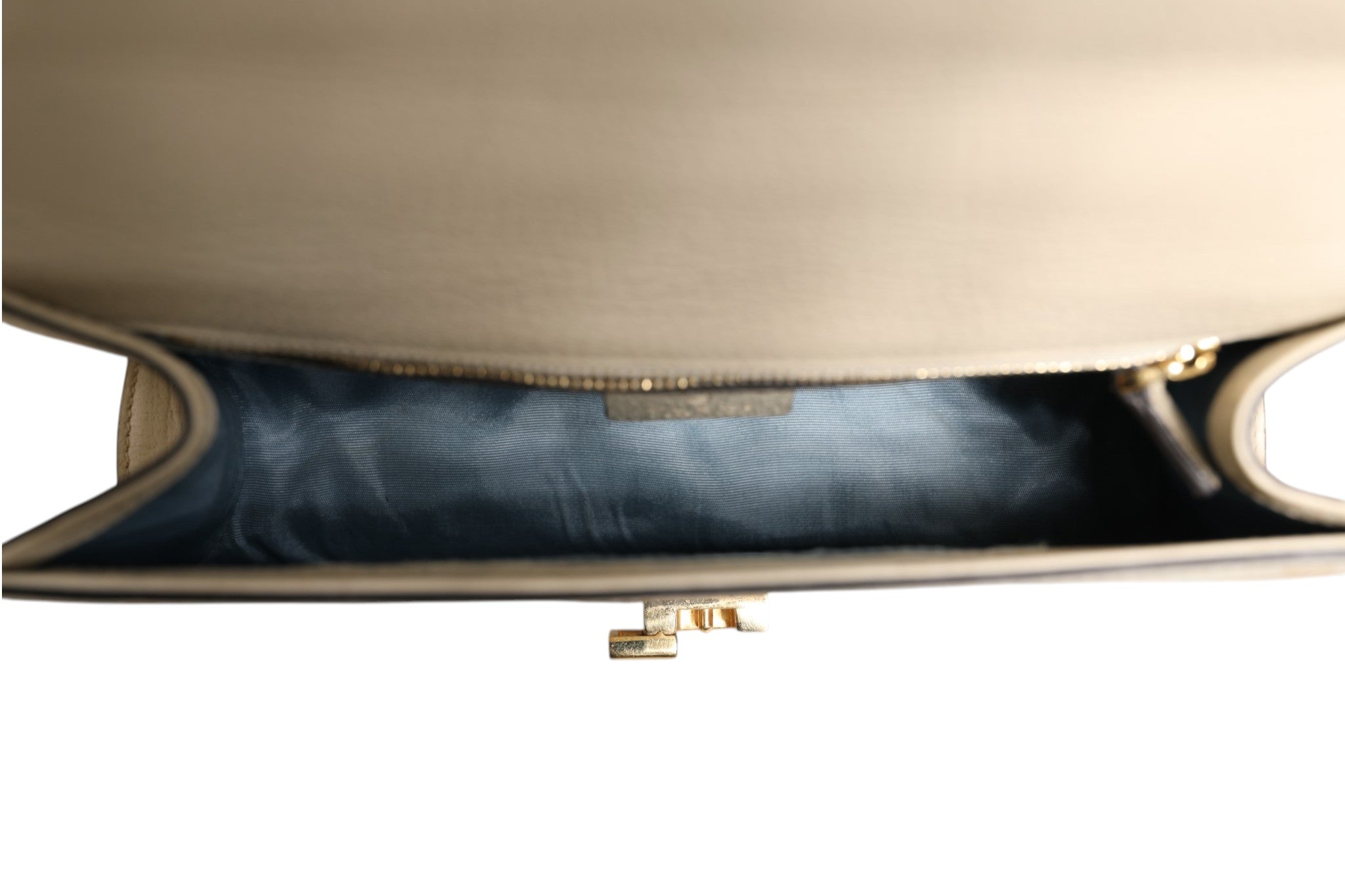 Cream Leather with a Bee and Star Print Leather Sylvie Crossbody Bag