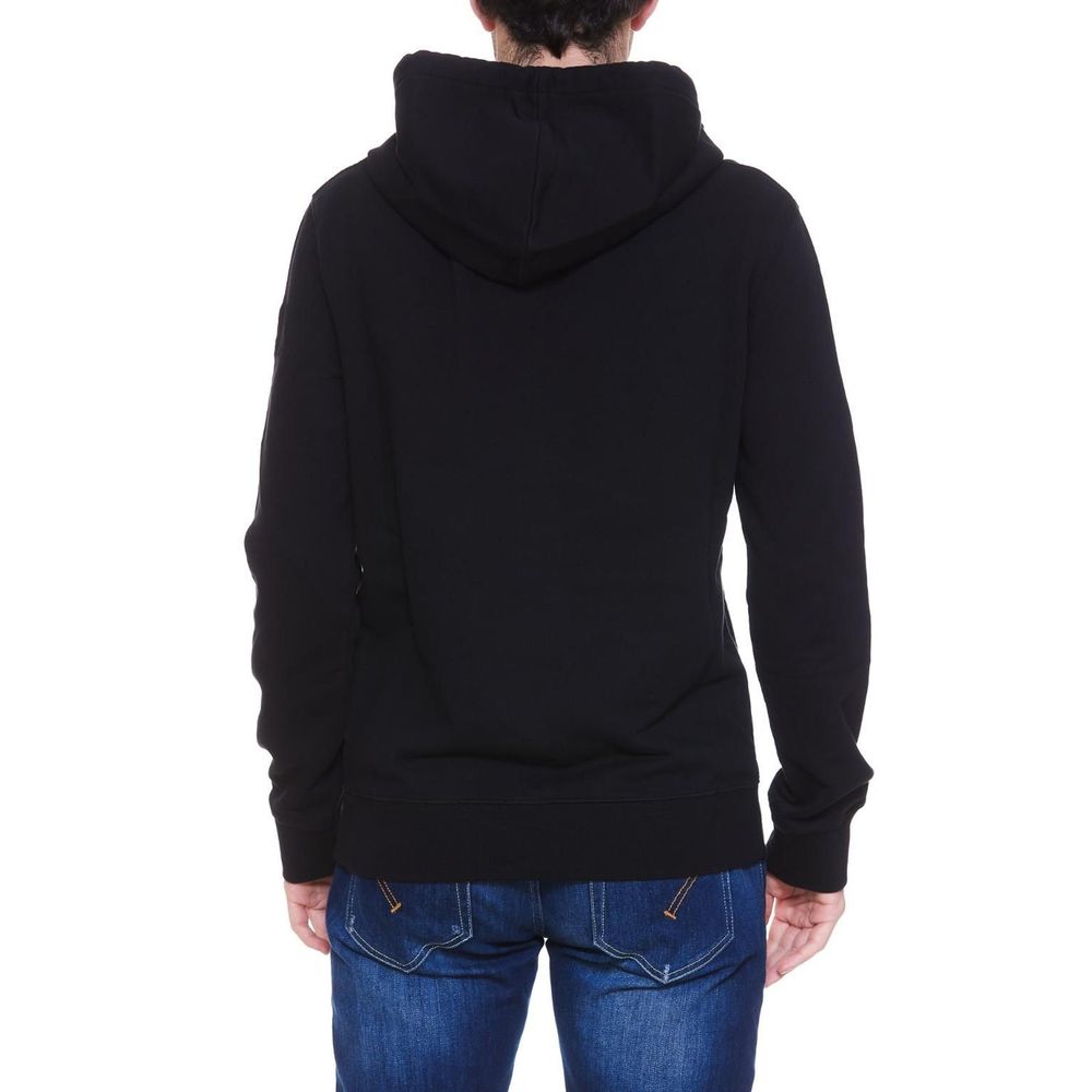 Black Cotton Sweatshirt