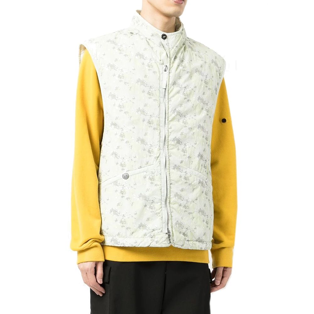 Bicolor Polyamide Sleveless Jacket