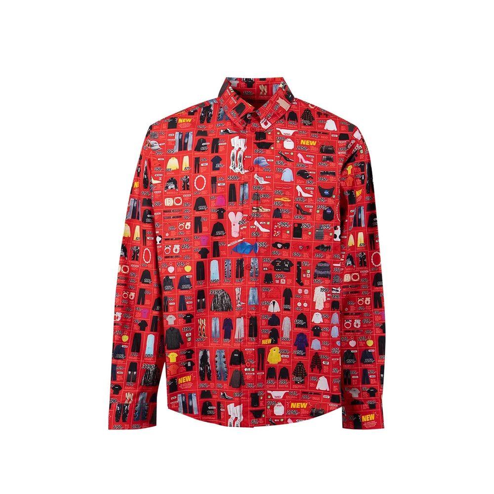 Multicolor Cotton Pattern Shirt