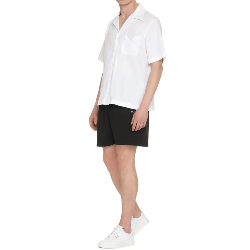 White Cotton Shortsleeve Shirt