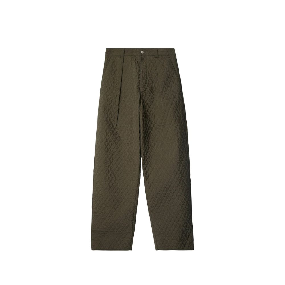 Bicolor Polyamide Casual Pants