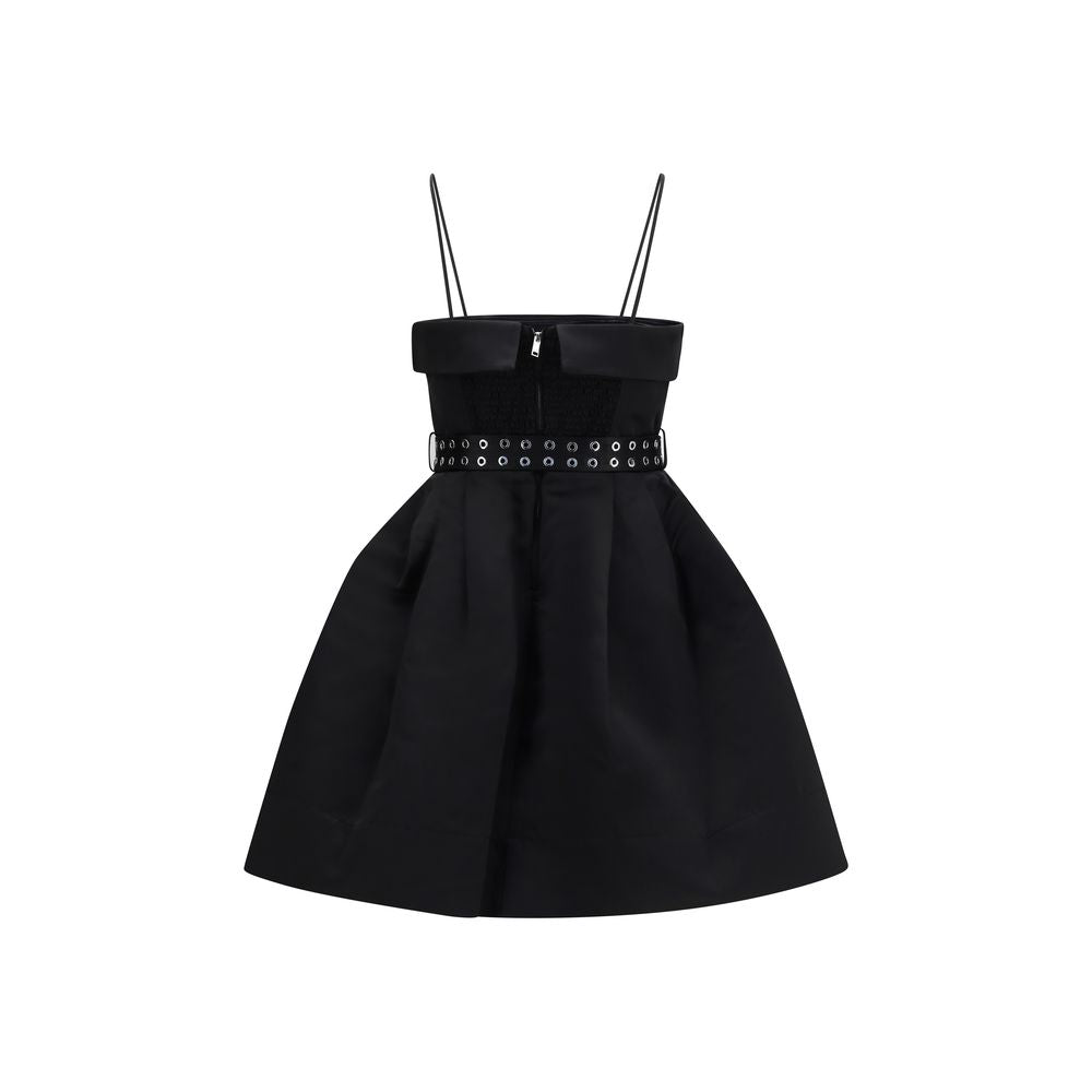 Black Polyester Casual Dress