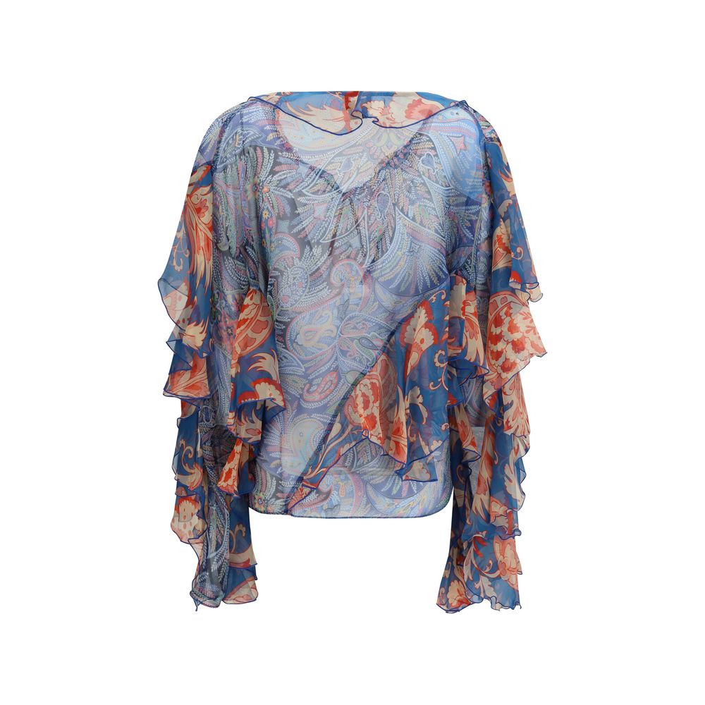 Multicolor Silk Pattern Shirt