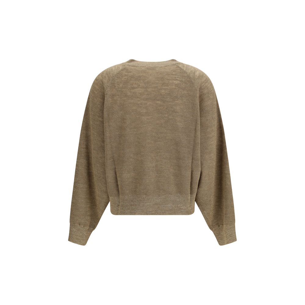 Beige Linen Cardigan