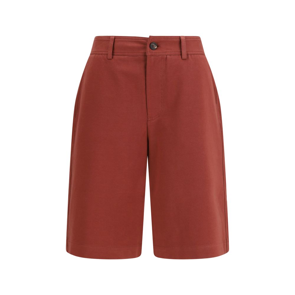 Multicolor Cotton Bermuda Shorts