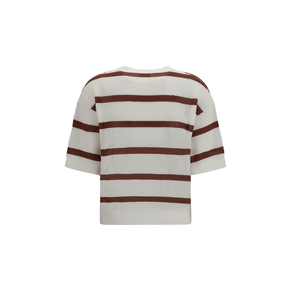 Brown Cotton Sweatshirt
