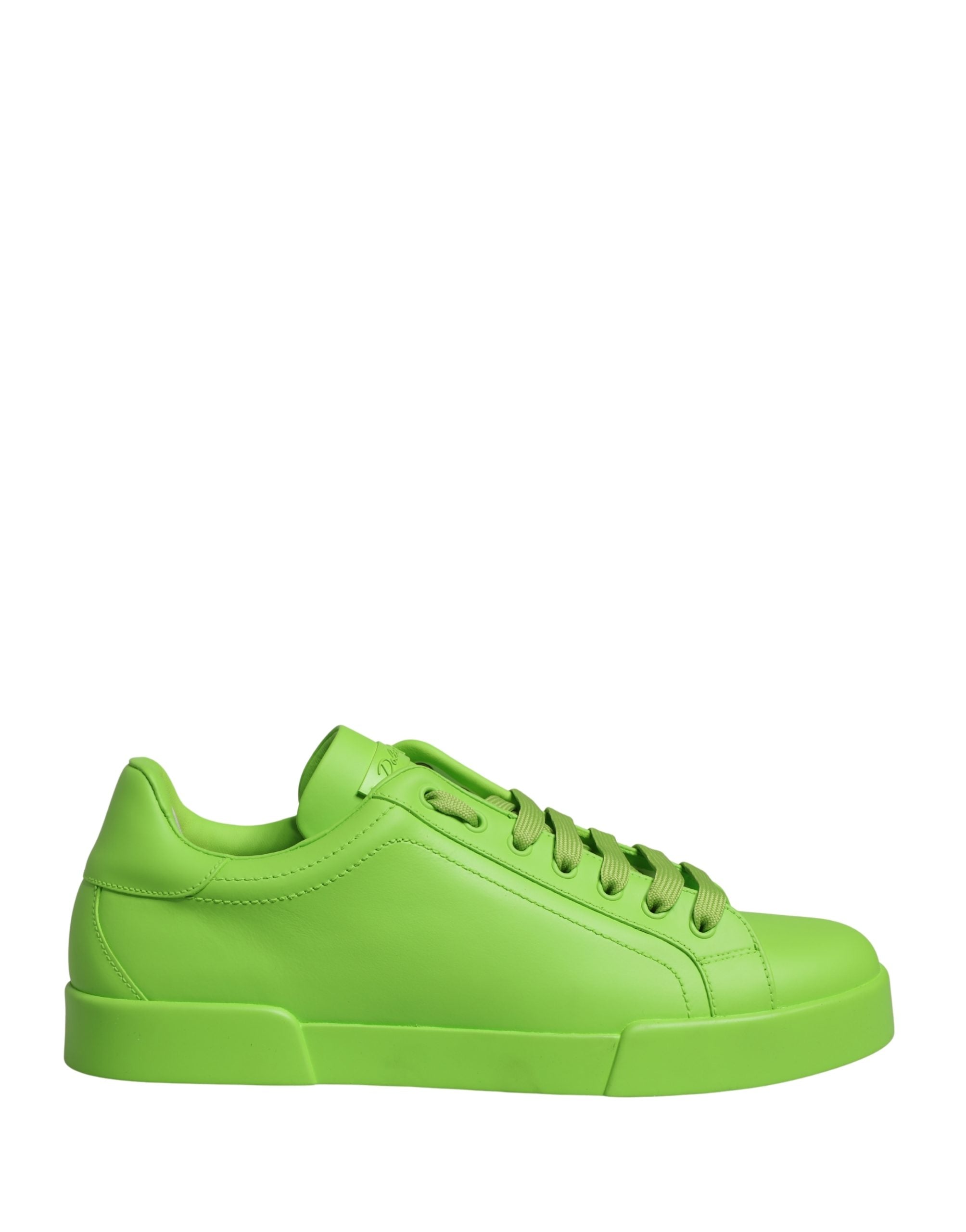 Green Leather Portofino Low Top Sneakers Shoes