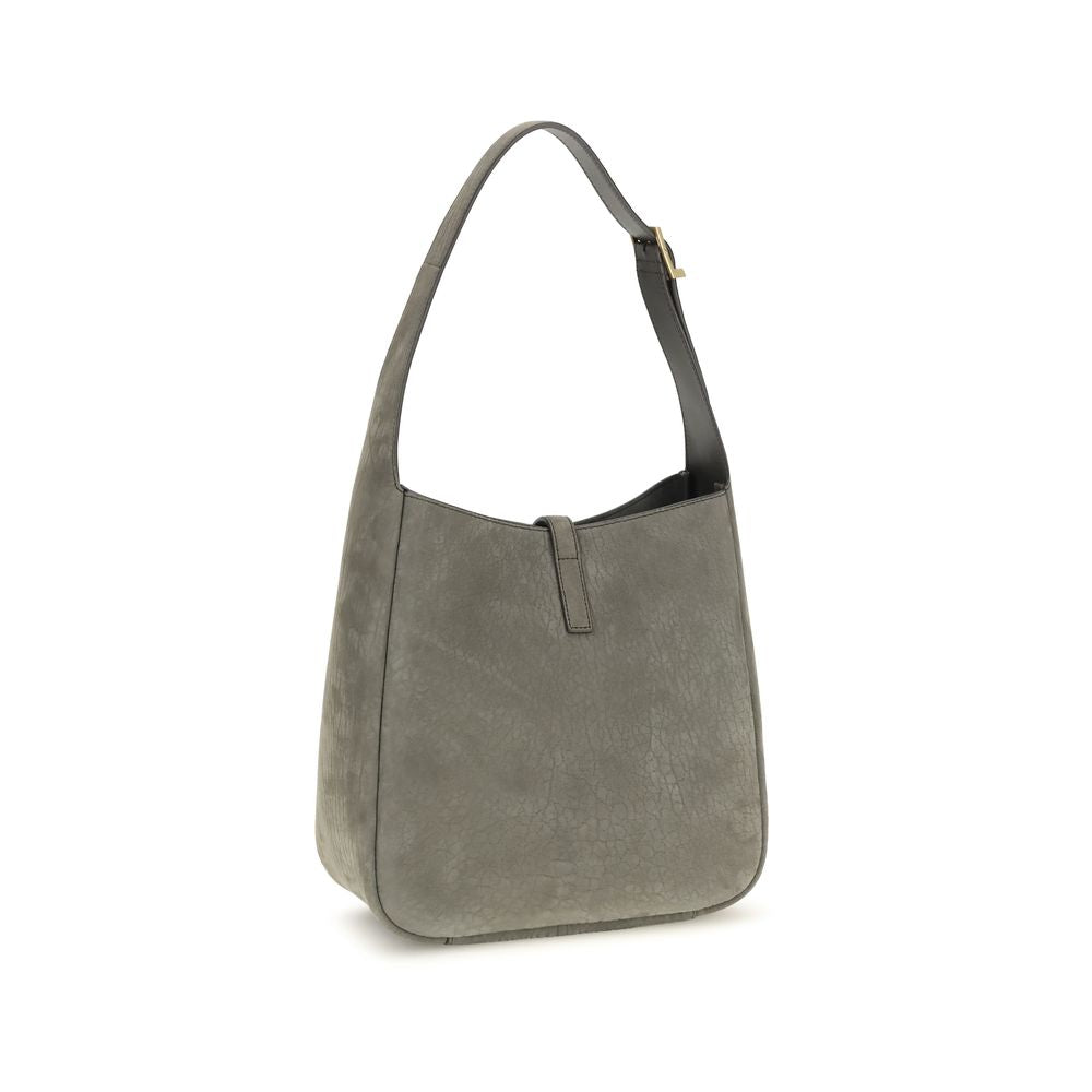 Gray Calf Leather Bos Taurus Shoulder Bag