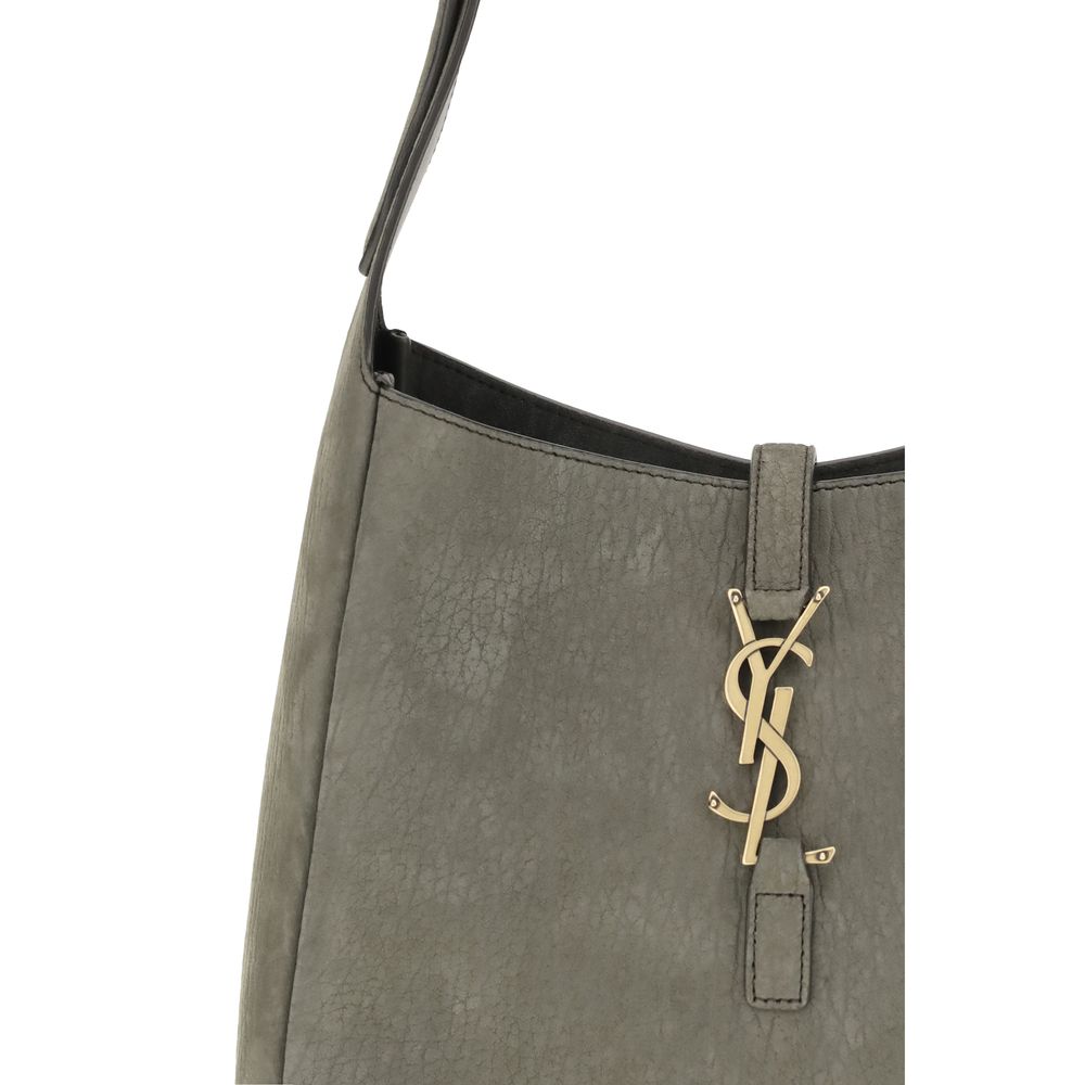 Gray Calf Leather Bos Taurus Shoulder Bag