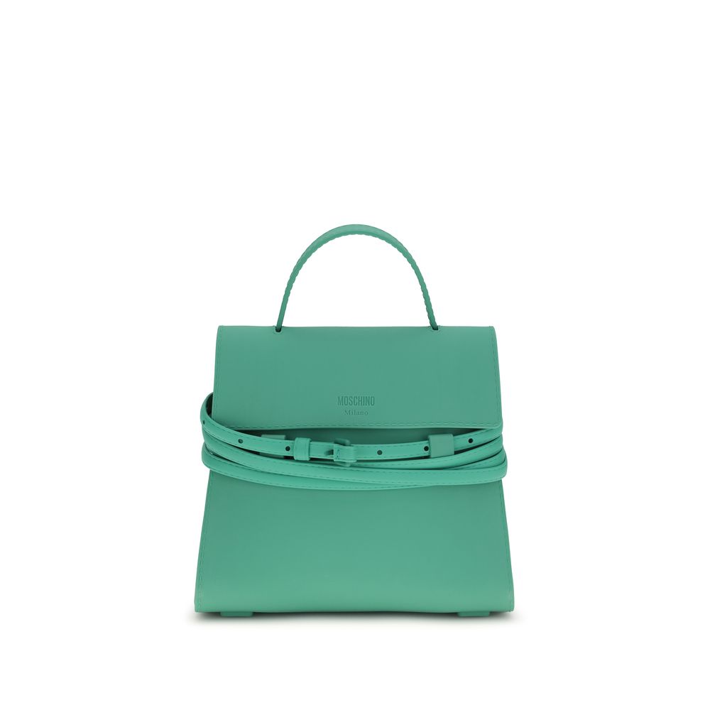 Bicolor Synthetic Handbag