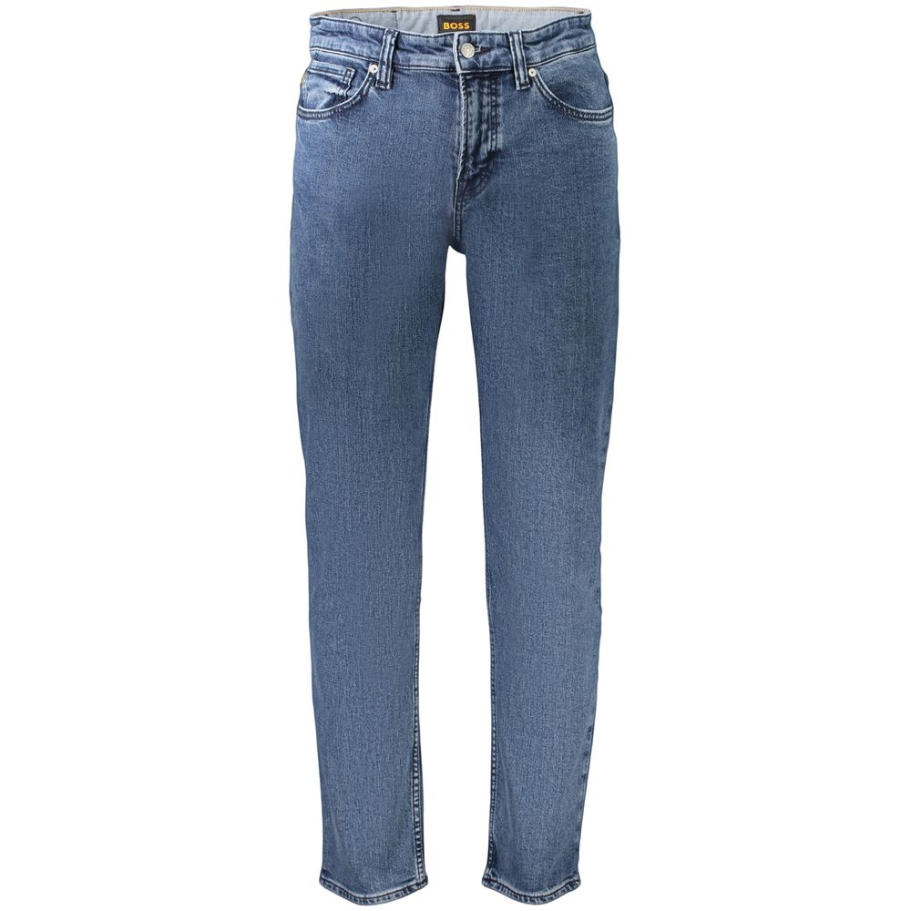 Blue Cotton Men's Jeans