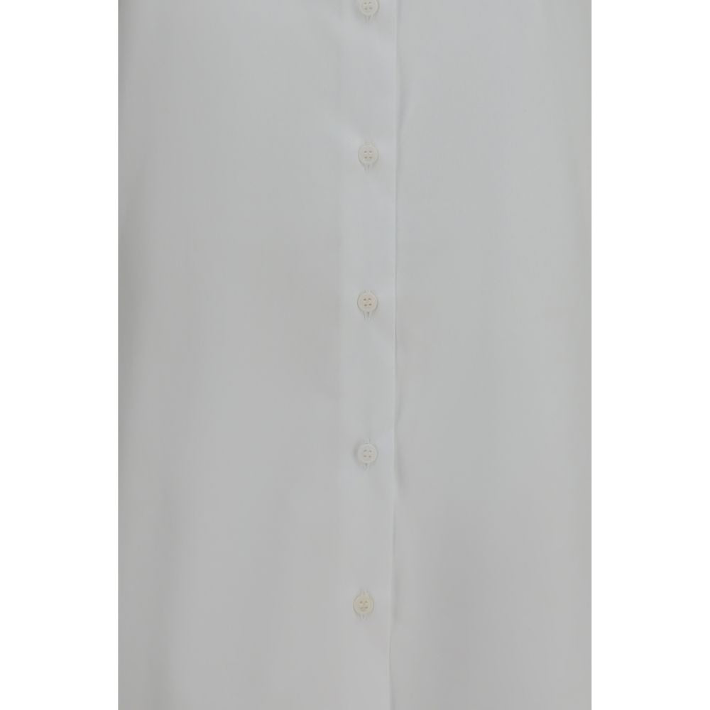 White Cotton Dress Shirt