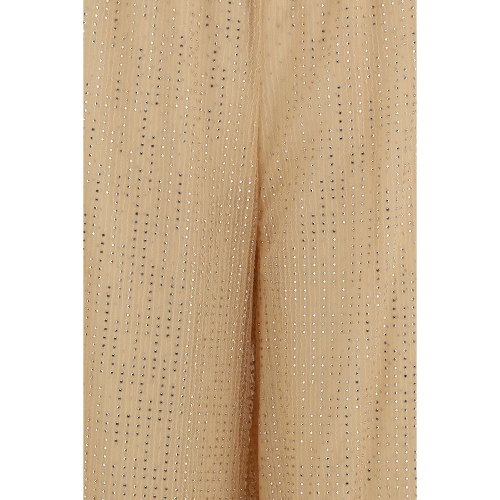 Multicolor Polyester Casual Pants