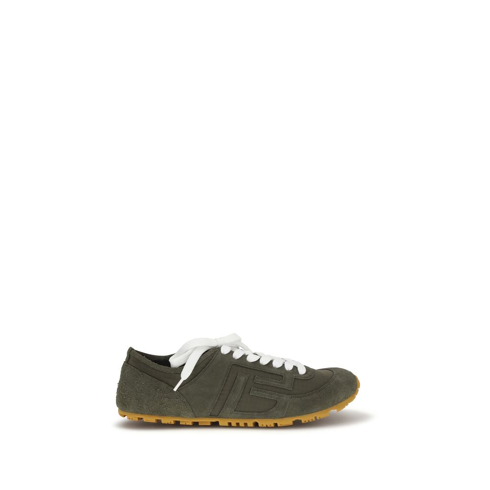 Bicolor Calf Leather Bos Taurus Athletic Sneakers