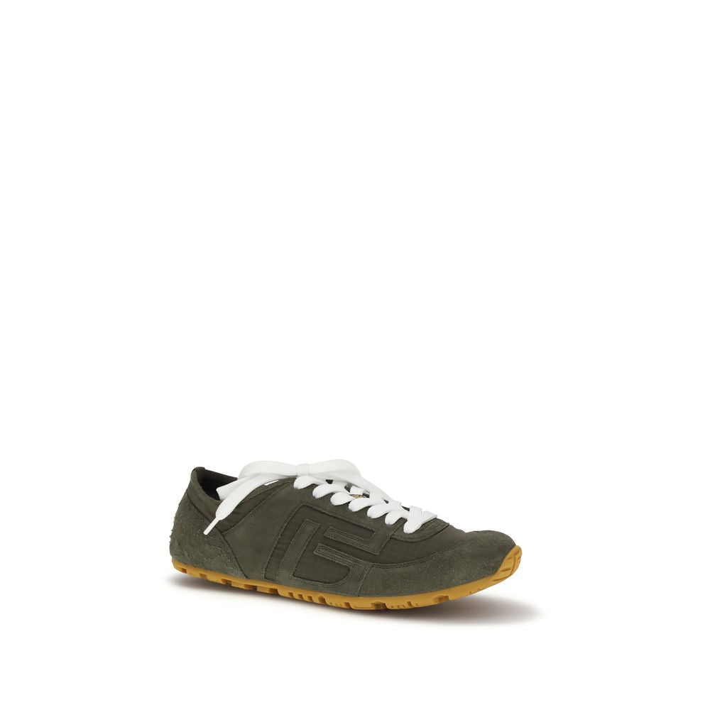 Bicolor Calf Leather Bos Taurus Athletic Sneakers