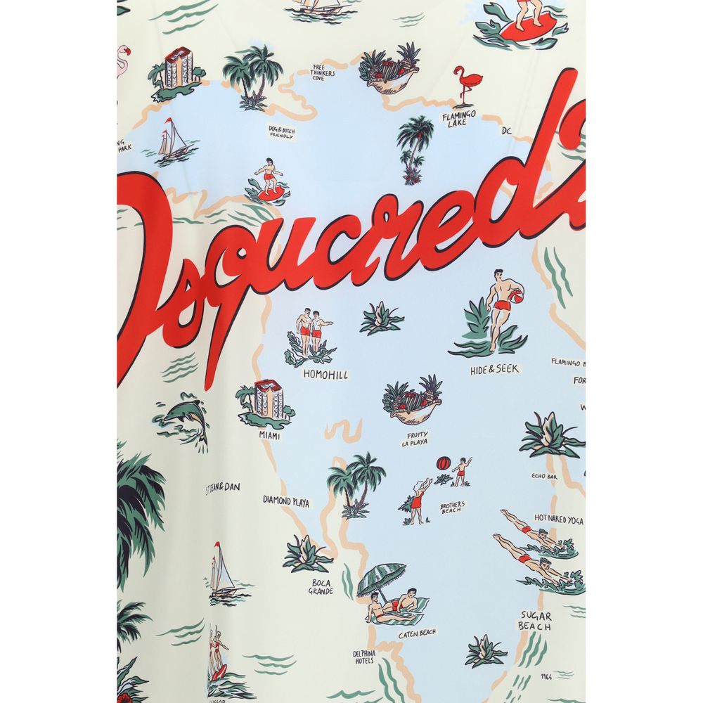 Multicolor Silk Pattern Shirt