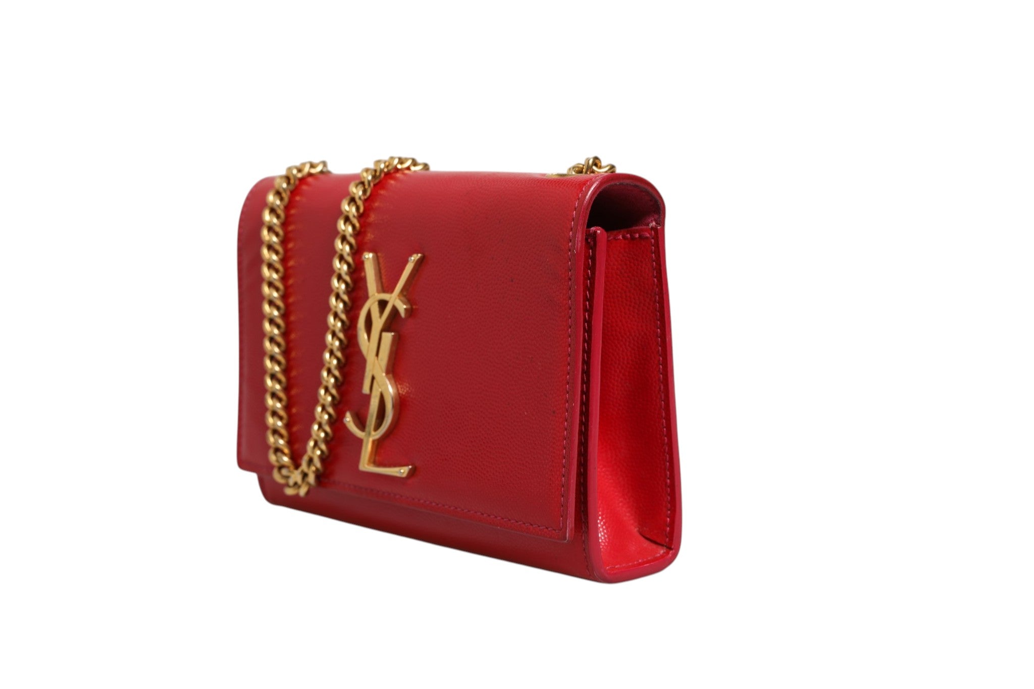 Kate Red Leather Crossbody Bag