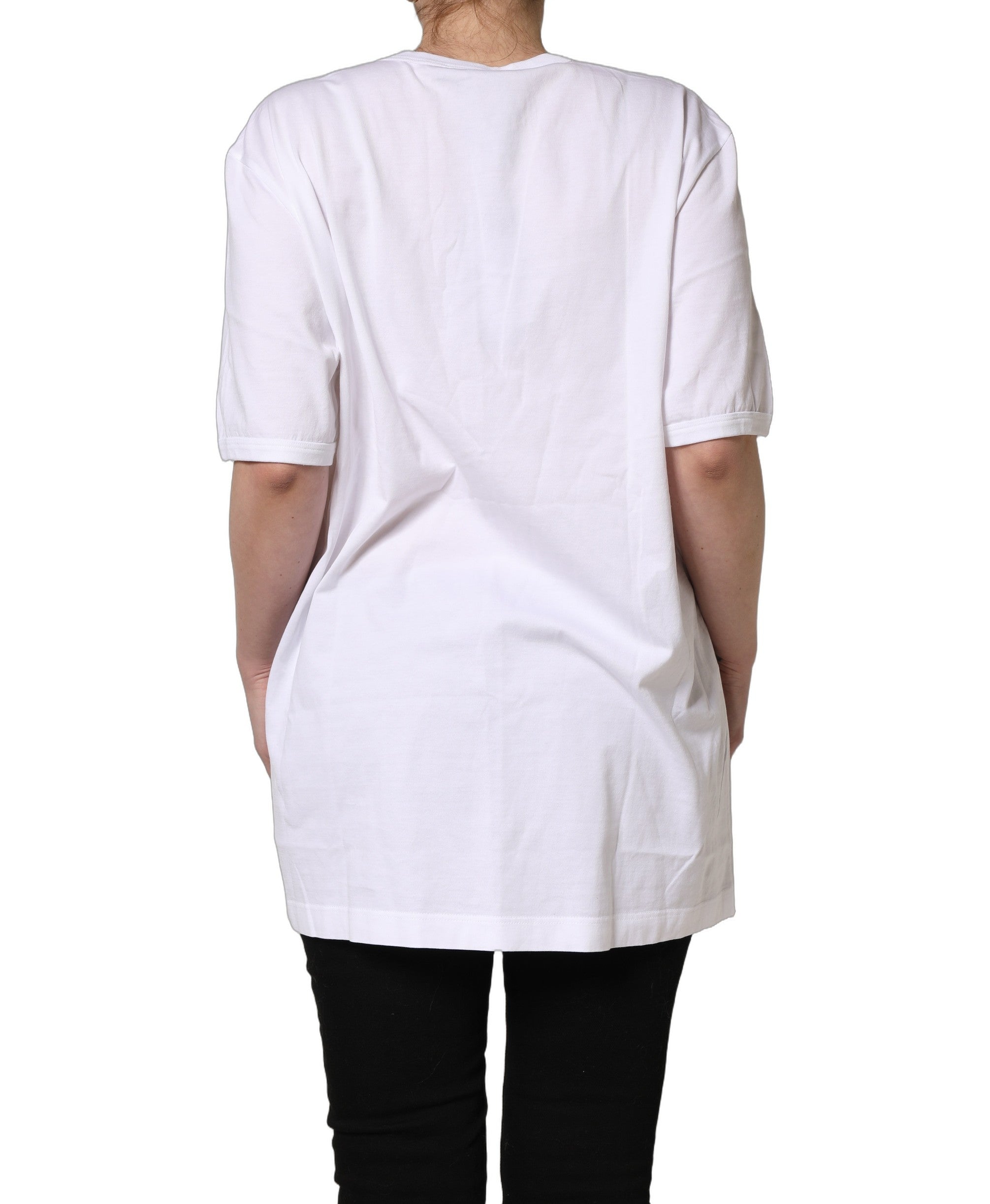 White D&G PRINCE I WAS THERE Crew Neck T-shirt