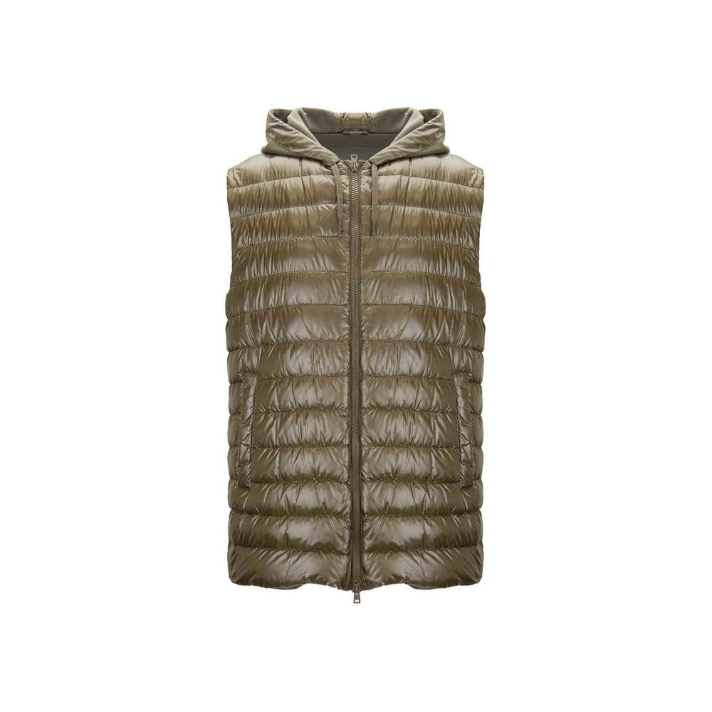 Bicolor Polyamide Sleveless Jacket