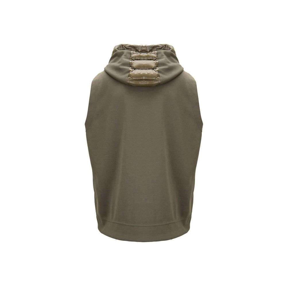 Bicolor Polyamide Sleveless Jacket