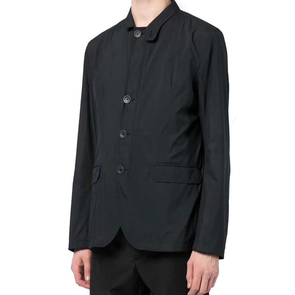 Black Polyester Coat