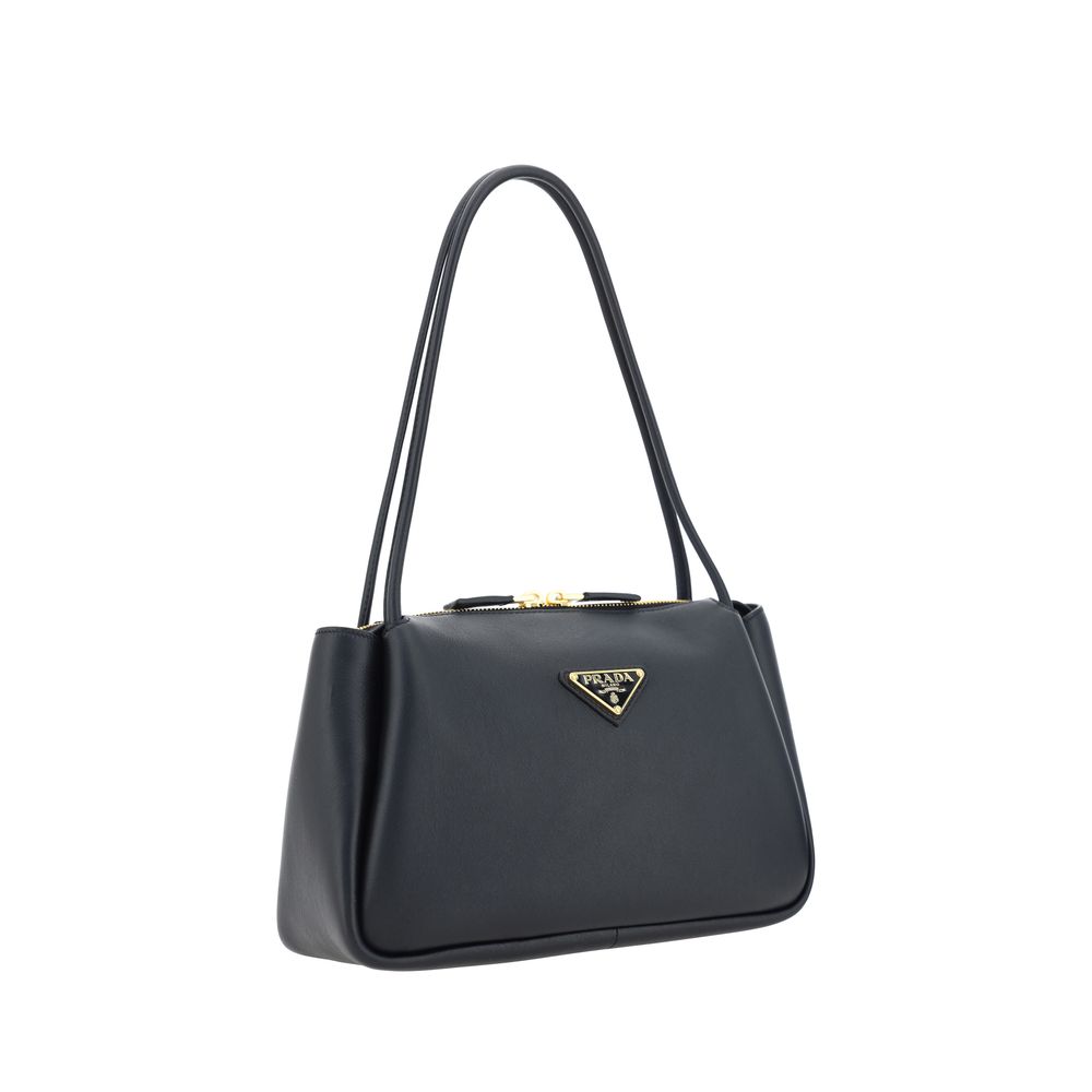 Black Calf Leather Bos Taurus Handbag